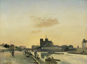 Ansicht von Notre Dame, Paris, 1864